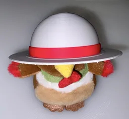 Luffy's Straw Hat One Piece (.step, .stl)