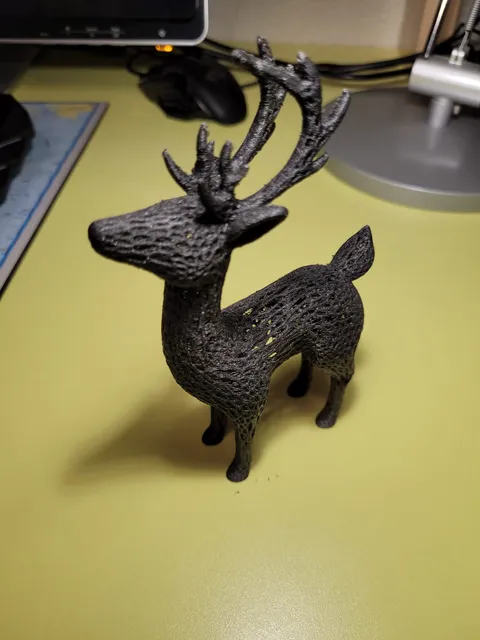 Make of Voronoi Deer by Gonzalo Aguinaco | Download free STL model ...