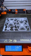 Snowflake TIE Fighter Kit Card Ornament