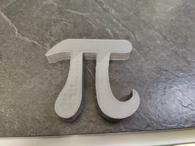 Make of Pi Symbol π by Spegelius | Download free STL model | Printables.com