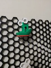 Benchy Holder for Honeycomb Storage Wall