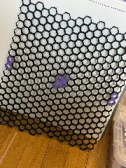 Honeycomb storage wall