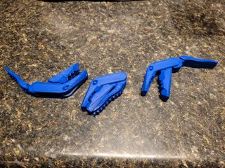 Dino-Clip Mechanical CAM Chip-Clip (PRINT-IN-PLACE)