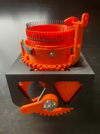 Circular Sock Knitting Machine For My MOM and YOU! V2! With Ribber