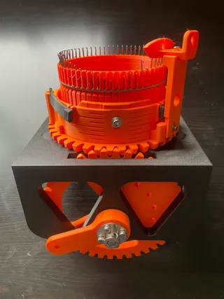 Circular Sock Knitting Machine For My MOM and YOU! V2! With Ribber. Legare  Style Machine! by JeepingJohnny, Download free STL model