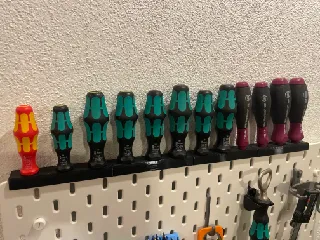 Skadis Top Mount Screwdriver Holder - Generic Version