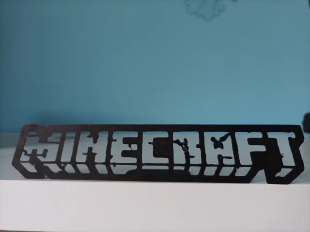 a Minecraft sign by Joe | Download free STL model | Printables.com