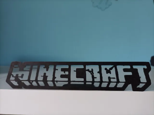 Make of a Minecraft sign by Martin Keller | Download free STL model ...