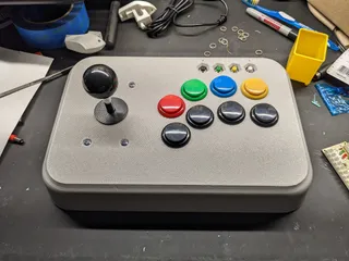 Open Source 8 Button Fight Stick for Sanwa Parts