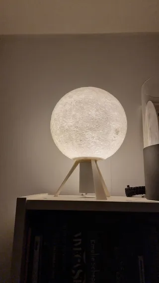 Designer Moon Lamp by Frank Deschner