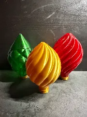 Christmas Tree Ornament Set (Vase Mode Prints)