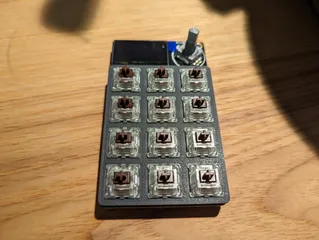 Adafruit MacroPad RS2040 switch plate