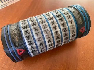 Cryptex (5, 6, 7, 8 or 10 letter wheels)