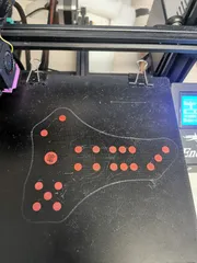 Flat folding die (dice)