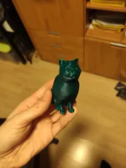 Schrodinky: British Shorthair Cat Sitting In A Box(single extrusion version)
