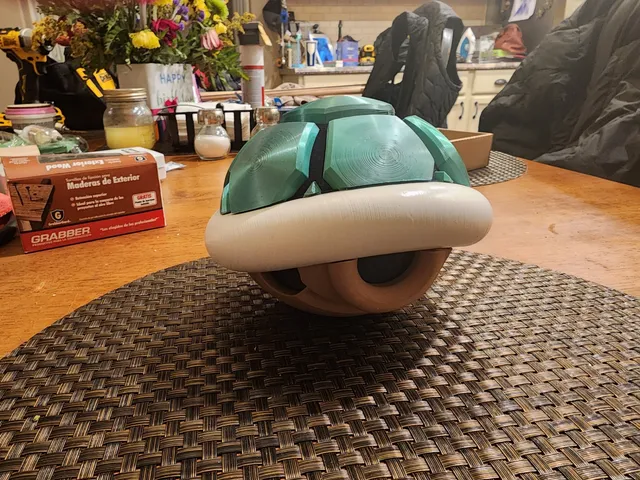 Make of Koopa shell flat by Valentin BATAILLER | Download free STL ...
