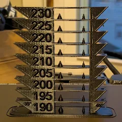 Temp Tower PLA, PETG, ABS/ASA for Prusa MINI+, MK3S+ and MMU2S