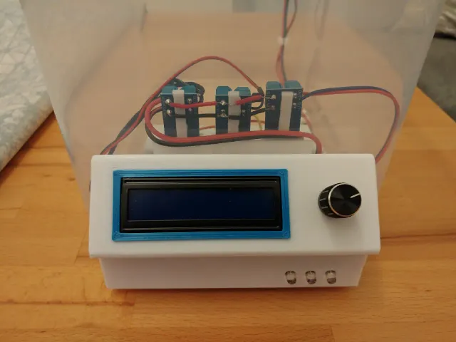 Make of Filament dry box - heated, ventilated, Arduino controlled by ...