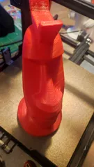 Moai statue headphone stand