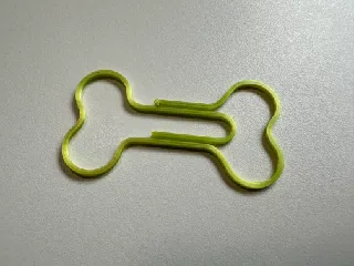 Paper clip bone shaped