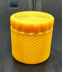 Silica gel spool container