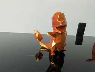 Charmander - low poly (pokemon)