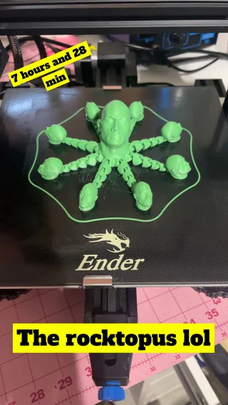 The Rock: Octo-Rocktopus by Geomesaurus | Download free STL model ...
