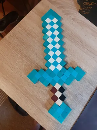 Minecraft Diamond Sword by WF3D