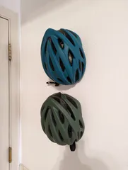 Bike helmet hook