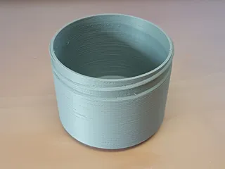 Customizable Container with Knurled Lid