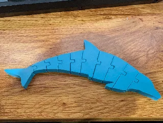 Articulated Dolphin / Delfín articulated