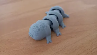 Tardigrade - Articulated Figure Keychain