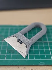 Razor Blade / utility knife      Scraper with heat-set insert