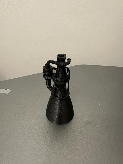 Make of SpaceX Raptor Engine by Cabacitor | Download free STL model ...