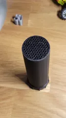 Screw top tube to hold checkers pieces or anything with a 25mm external diameter or less