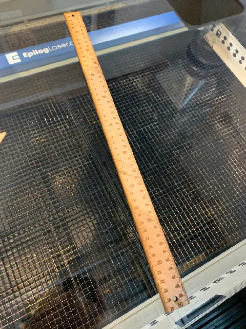 Make of Laser cut ruler metric by msw | Download free STL model ...