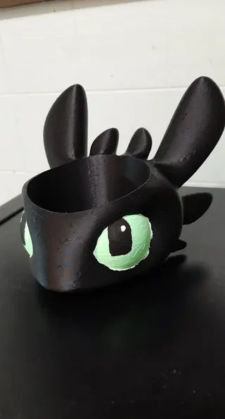 Toothless Plant Pot by Ghost42 | Download free STL model | Printables.com