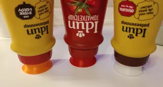 Stålokk til Idun Ketchup og Sennep (Standing Lid for Idun Ketchup)
