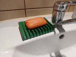 Soap dish (always dry soap)