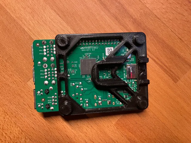 Raspberry Pi wall mount by Dimsch | Download free STL model ...