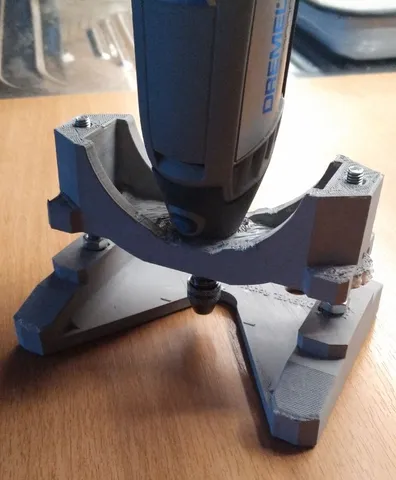 Adjustable Precision Dremel Router Base by Andrew Kelly | Download free ...