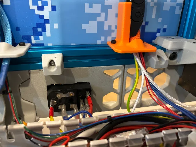 Make of Voron Trident inverted electronics 
