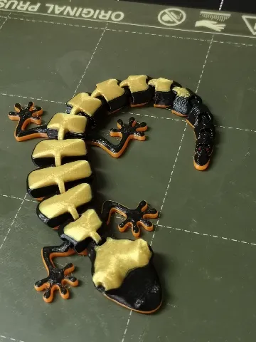 Curled Articulated Lizard by Stetofire | Download free STL model ...