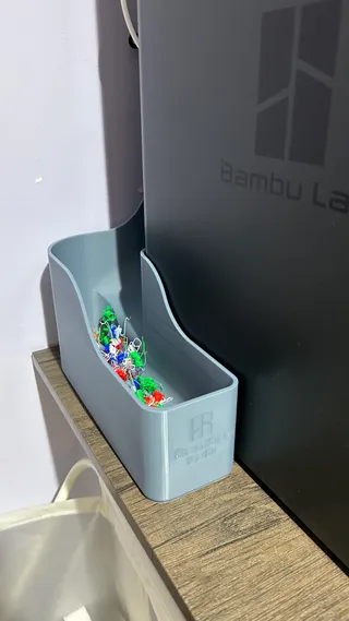 Bambu Lab - Filament Poop Bin - X1, X1C and P1P by Enrico Pulvirenti, Download free STL model
