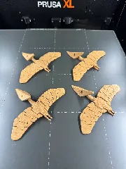 FlexiDinos Bertha the flexi Pterodactyl print in place articulated dinosaur