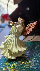 Nativity Angel with Trumpet