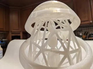 Overhang Egg ~ A 3D Printer stress test.