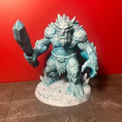 Frost Troll - Brass Lantern Minis