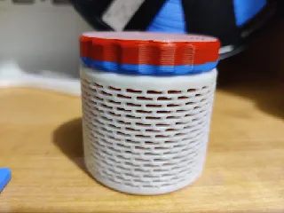 Silica gel spool container