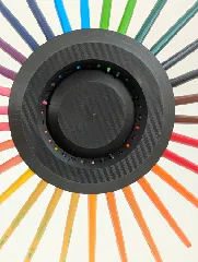 Color pencil fruit bowl